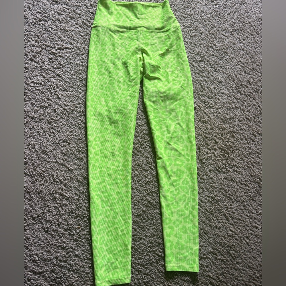 Beyond Yoga Neon leopard leggings